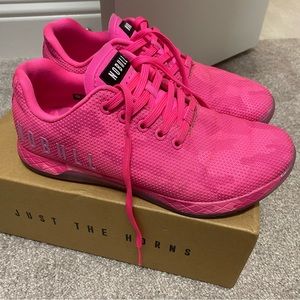 Neon pink No Bull Trainer shoes💕